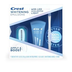 Crest Whitening Emulsions with LED Accelerator Light